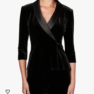 NWT Alex Evenings Women’s Velvet Blouse Top